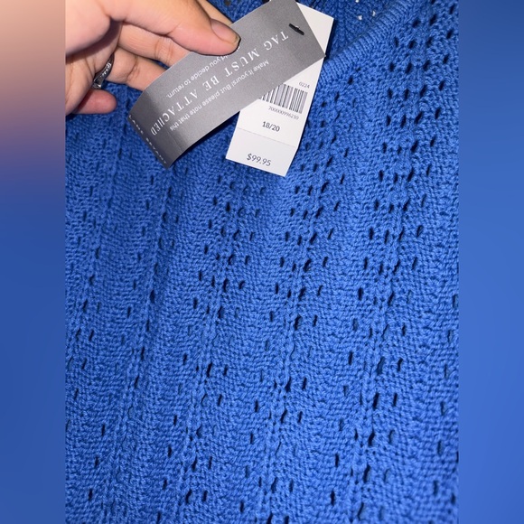 Lane Bryant Sleeveless Scoop-Neck Midi Sweater Dress - Picture 2 of 5